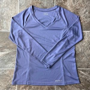 **Free with Purchase** Eddie Bauer Women’s Long-sleeved Athletic Top M Purple.